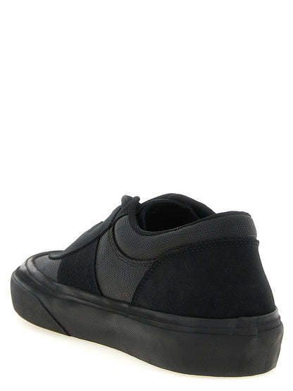 Zapatillas Bajas De Algodón Stone Island Color Negro