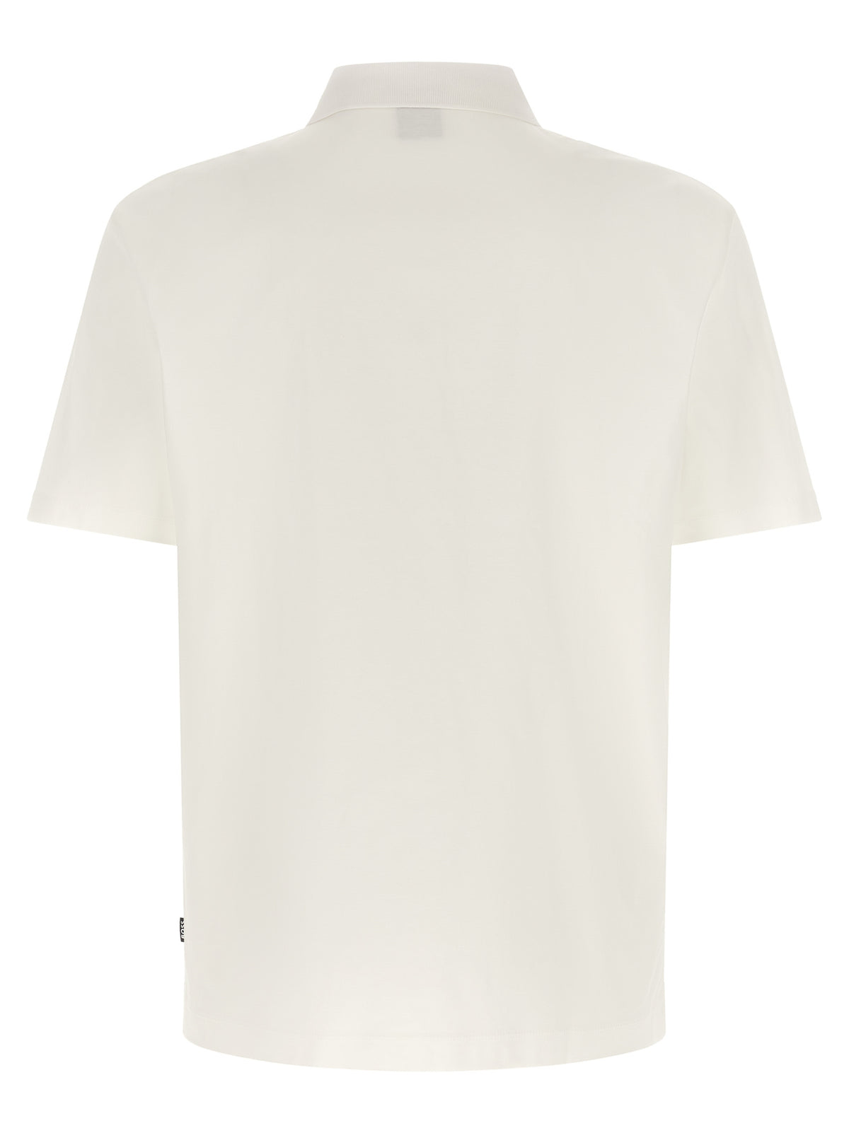 Hugo Boss White Cotton Polo Shirt
