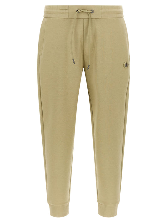 Pantalones deportivos Hugo Boss de algodón beige