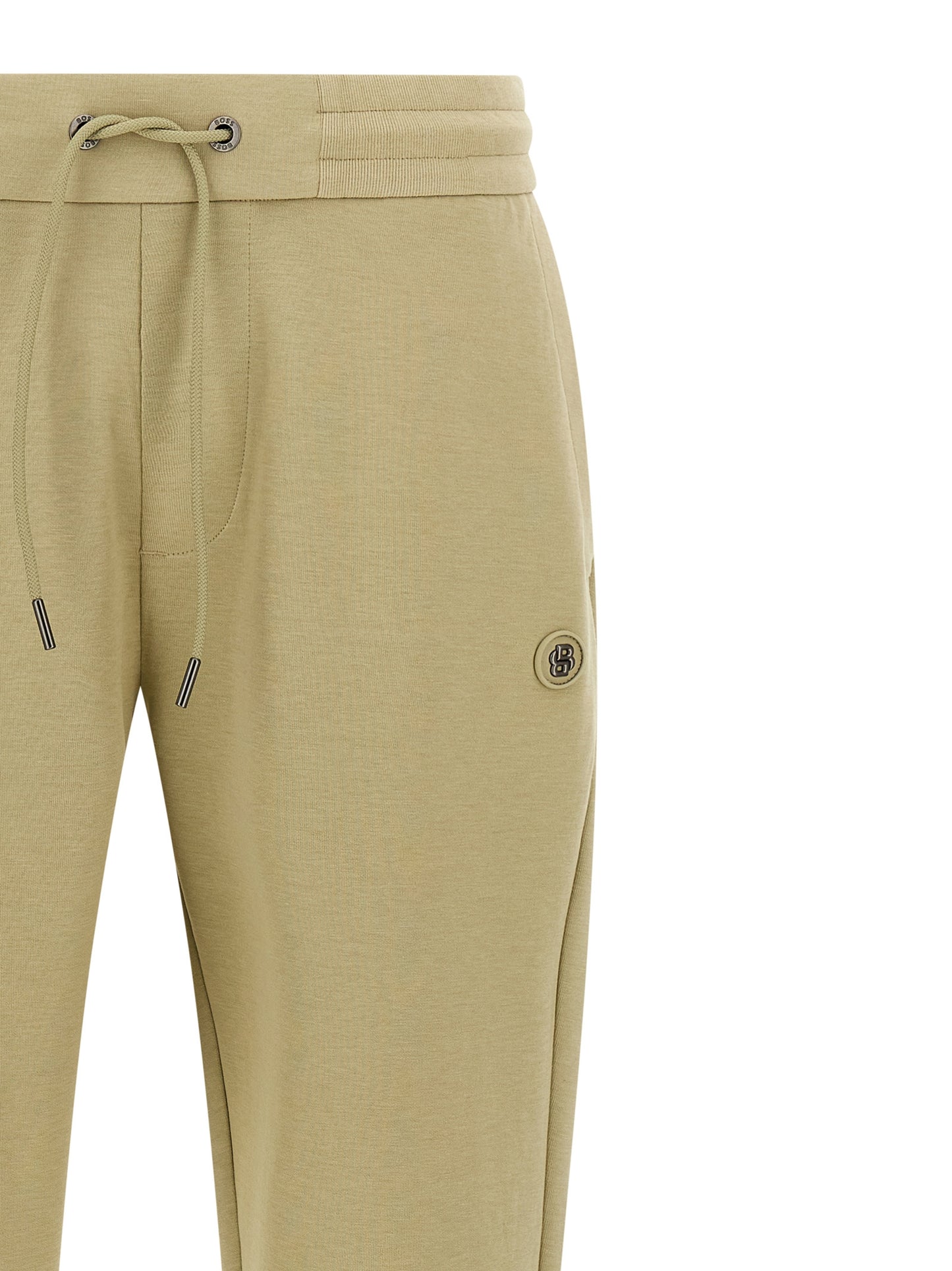 Pantalones deportivos Hugo Boss de algodón beige