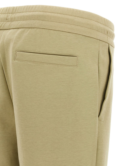 Pantalones deportivos Hugo Boss de algodón beige