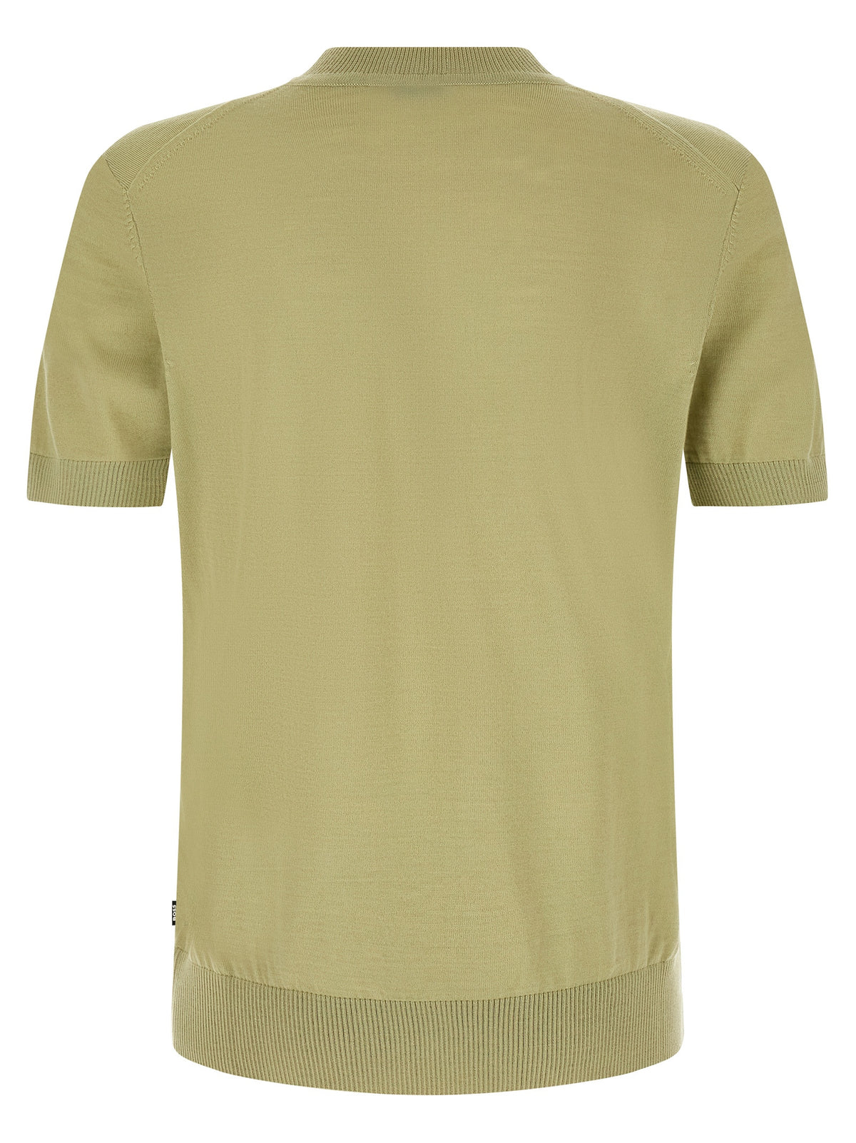 T-shirt bicolore en laine vierge Hugo Boss Modèle H Umauro