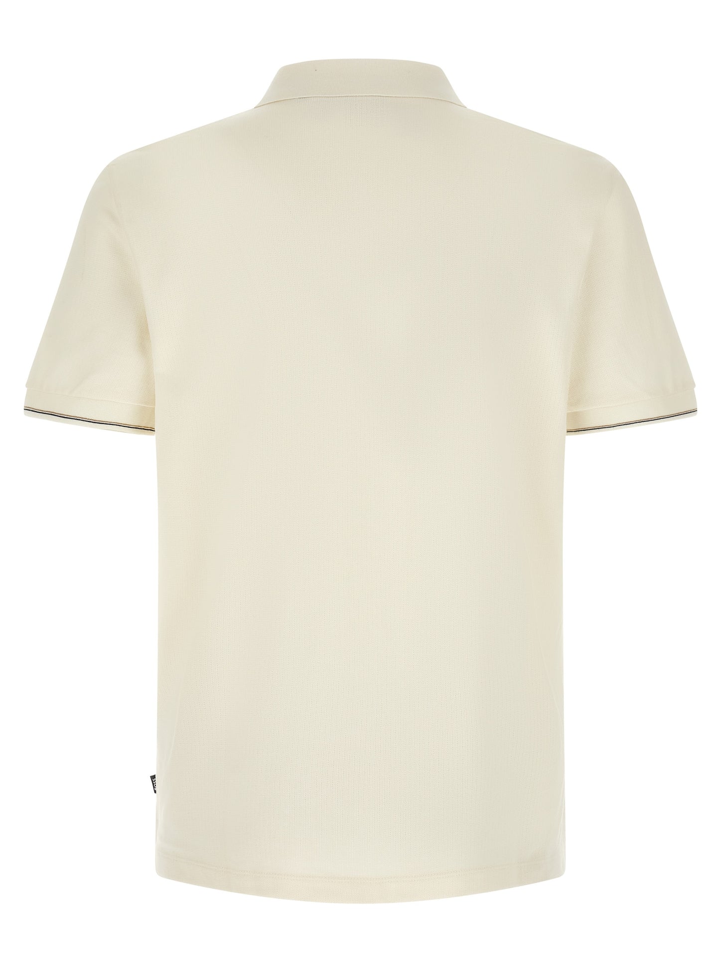 Polo Hugo Boss en coton beige à la coupe contemporaine C-Pei 90