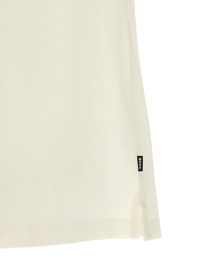Camiseta Polo Blanca de Algodón Mercerizado Hugo Boss C-Ponti 118