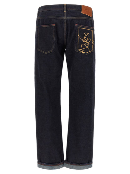 Vaqueros de algodón azul Dolce & Gabbana