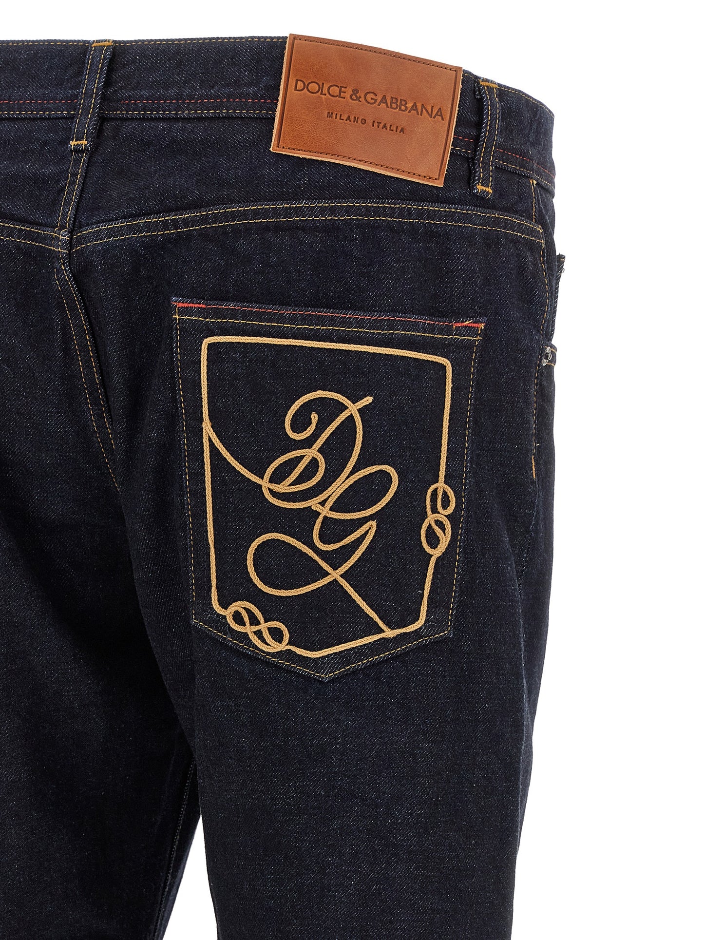 Vaqueros de algodón azul Dolce & Gabbana