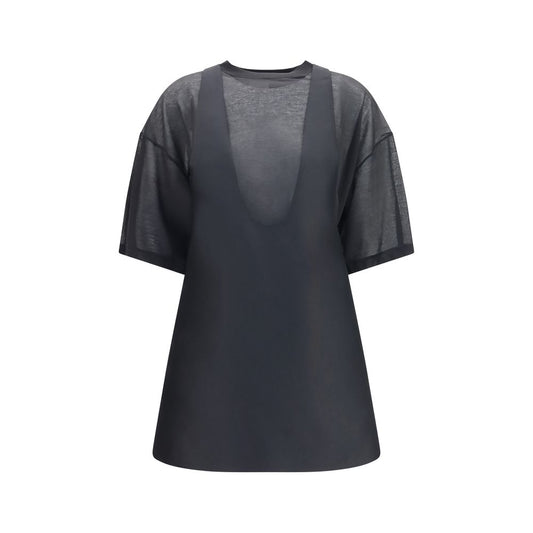 Vestido casual Oves Aries de lana negra de Balenciaga