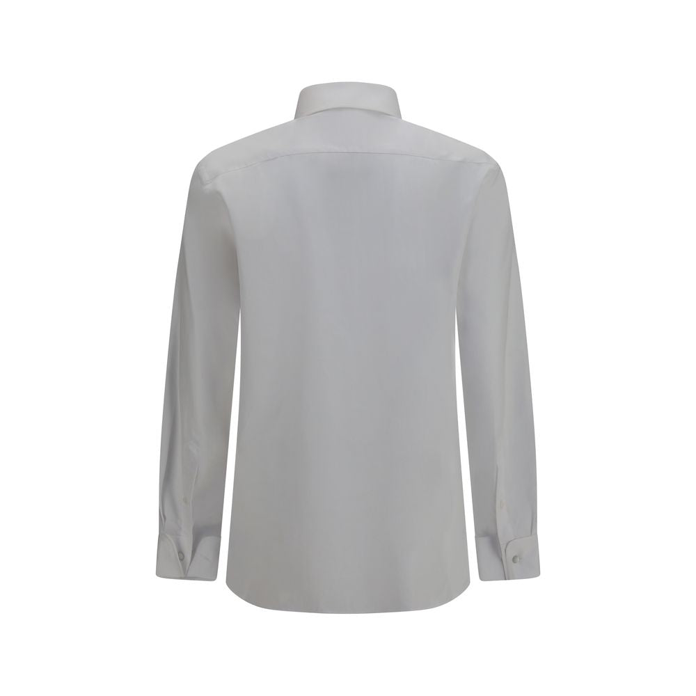 Camisa de vestir Giorgio Armani de algodón blanco