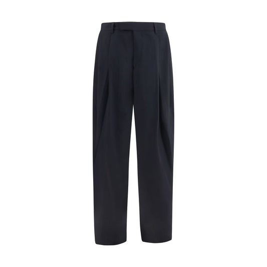 Pantalones de vestir Giorgio Armani de lana azul Oves Aries