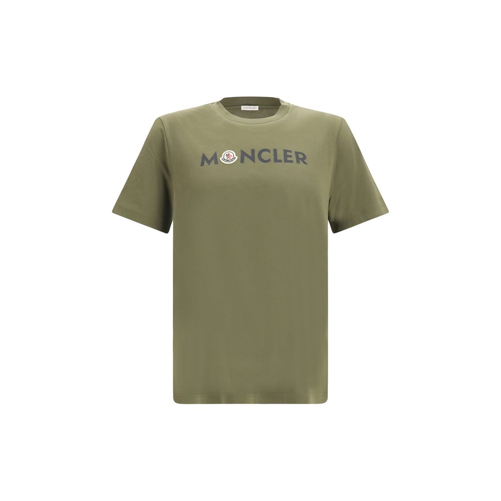 Moncler Camiseta de Algodón Bicolor