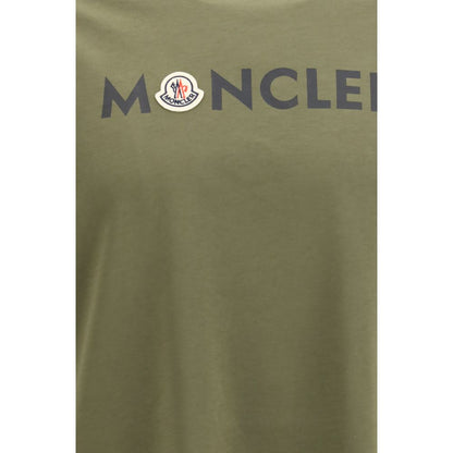 Moncler Camiseta de Algodón Bicolor