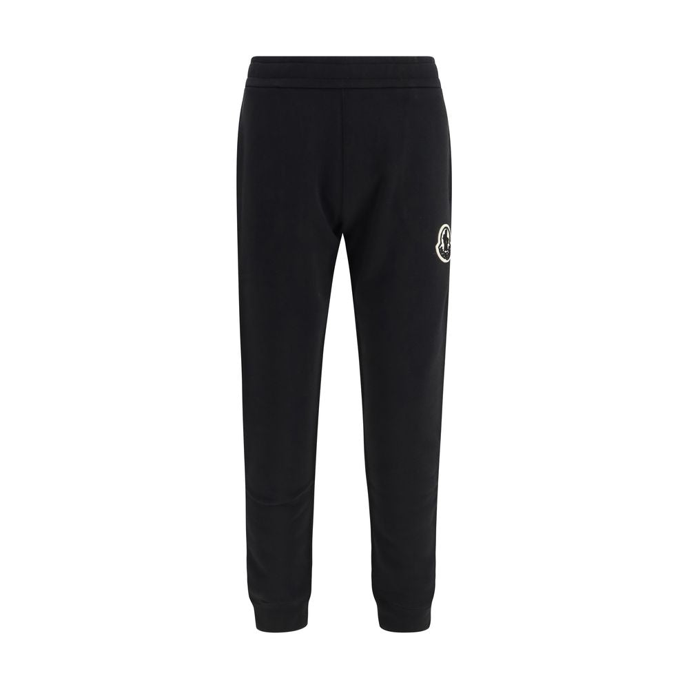 Pantalones deportivos Moncler negros de algodón