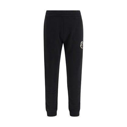 Pantalones deportivos Moncler negros de algodón