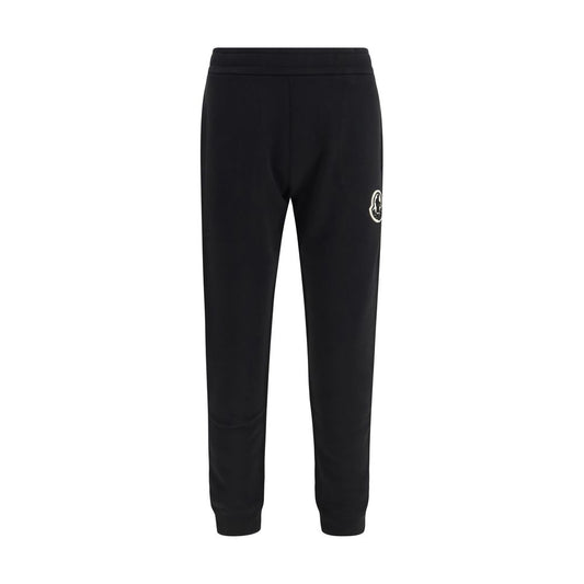 Pantalones deportivos Moncler negros de algodón