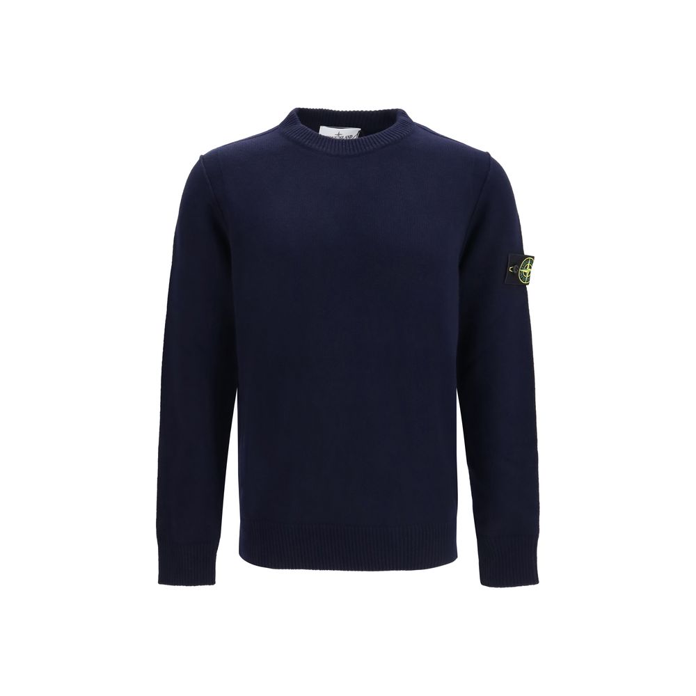 Sweat-shirt Stone Island en coton noir