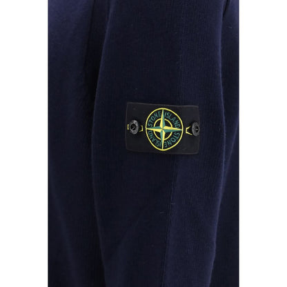 Sweat-shirt Stone Island en coton noir
