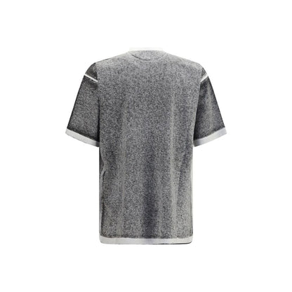 T-shirt Balenciaga en coton gris style moderne