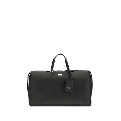 Dolce & Gabbana Equipaje y Viaje de Piel de Becerro Negra Bos Taurus