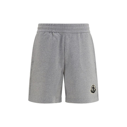 Moncler Bermuda Gris de Algodón