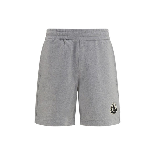 Moncler Bermuda Gris de Algodón