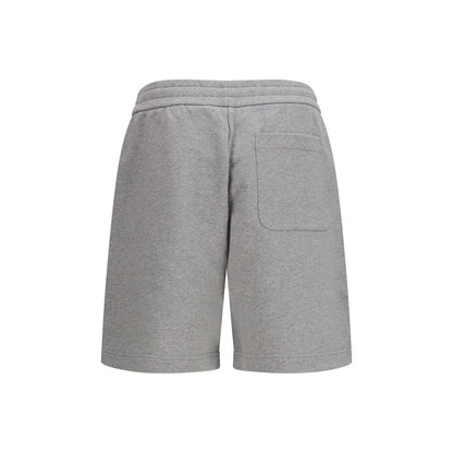 Moncler Bermuda Gris de Algodón