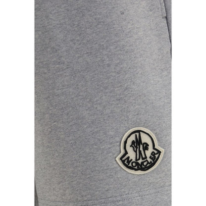 Moncler Bermuda Gris de Algodón