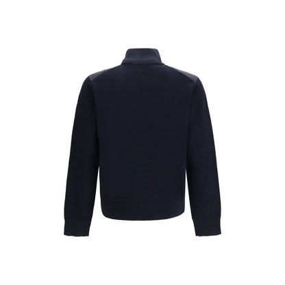 Plumífero largo Moncler de ganso azul
