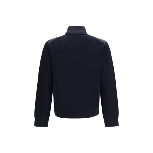 Plumífero largo Moncler de ganso azul