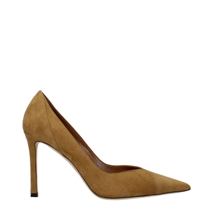 Zapatos de tacón alto Jimmy Choo de piel marrón