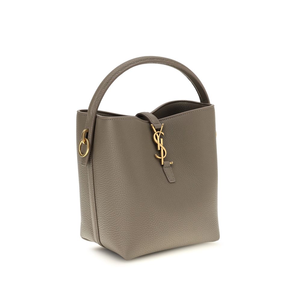 Bolso Saint Laurent de Piel de Becerro Beige Modelo Bos Taurus
