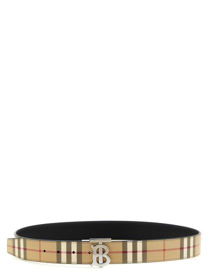 Cinturón Burberry de Polietileno Beige