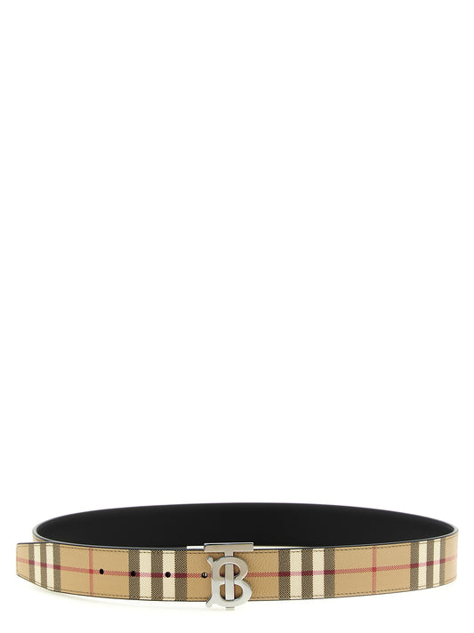 Cinturón Burberry de Polietileno Beige