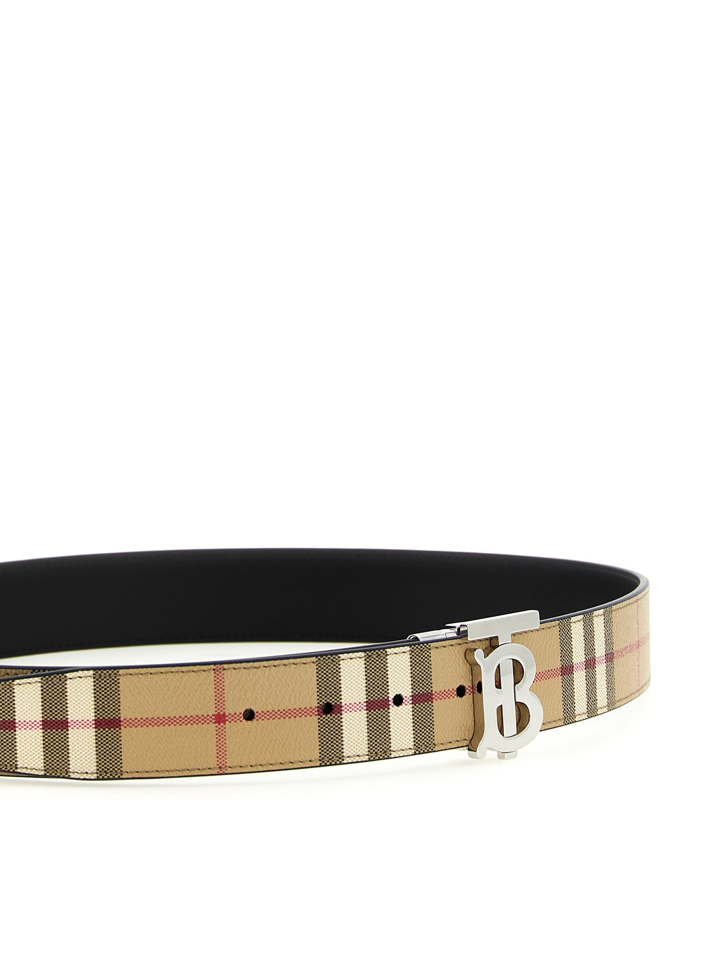Cinturón Burberry de Polietileno Beige