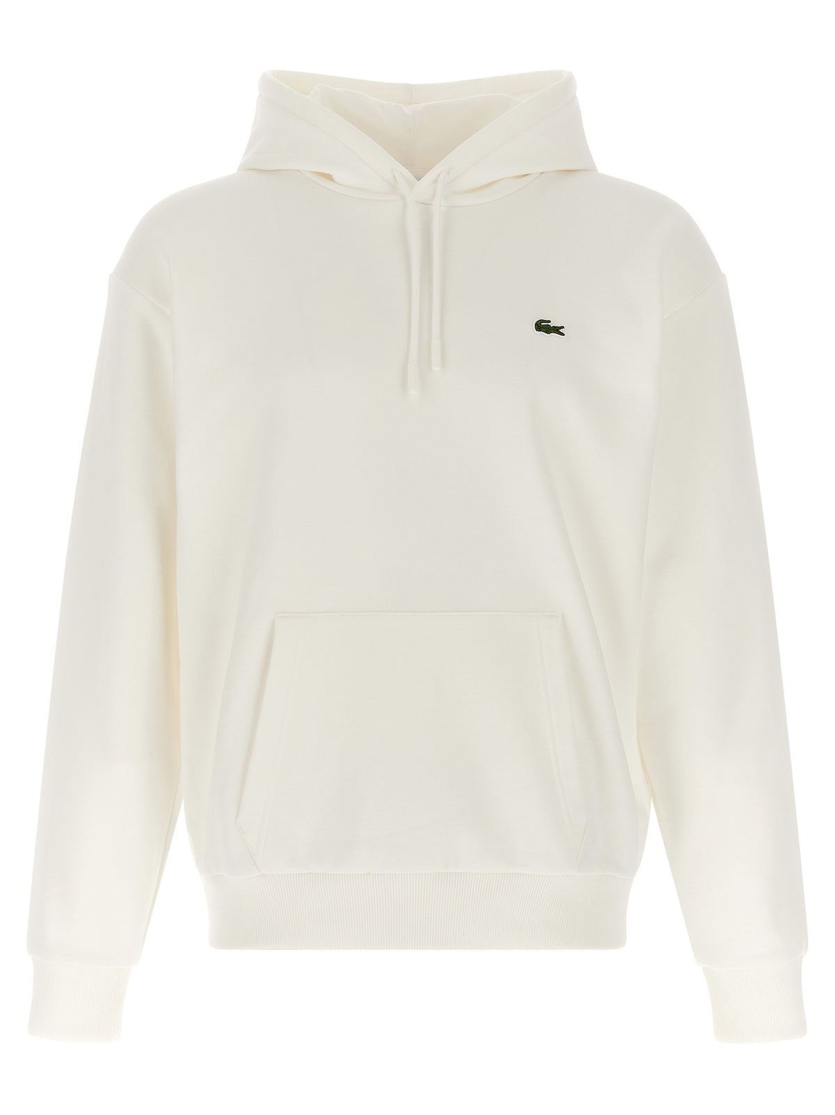 Sudadera Lacoste De Algodón Blanco Diseño Estructurado
