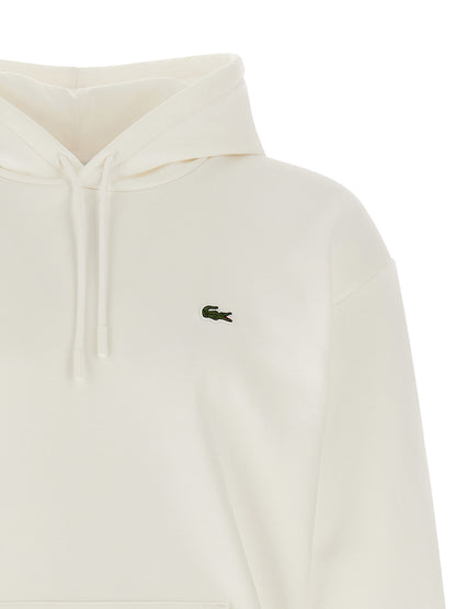 Sudadera Lacoste De Algodón Blanco Diseño Estructurado