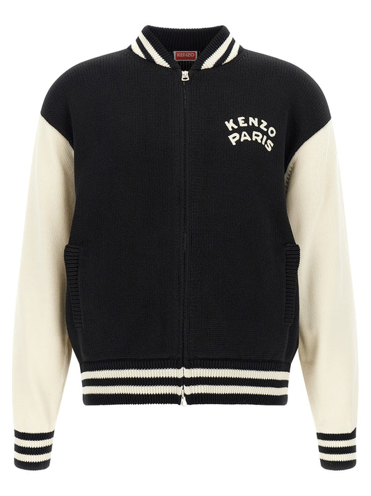 Cárdigan de algodón bicolor Kenzo