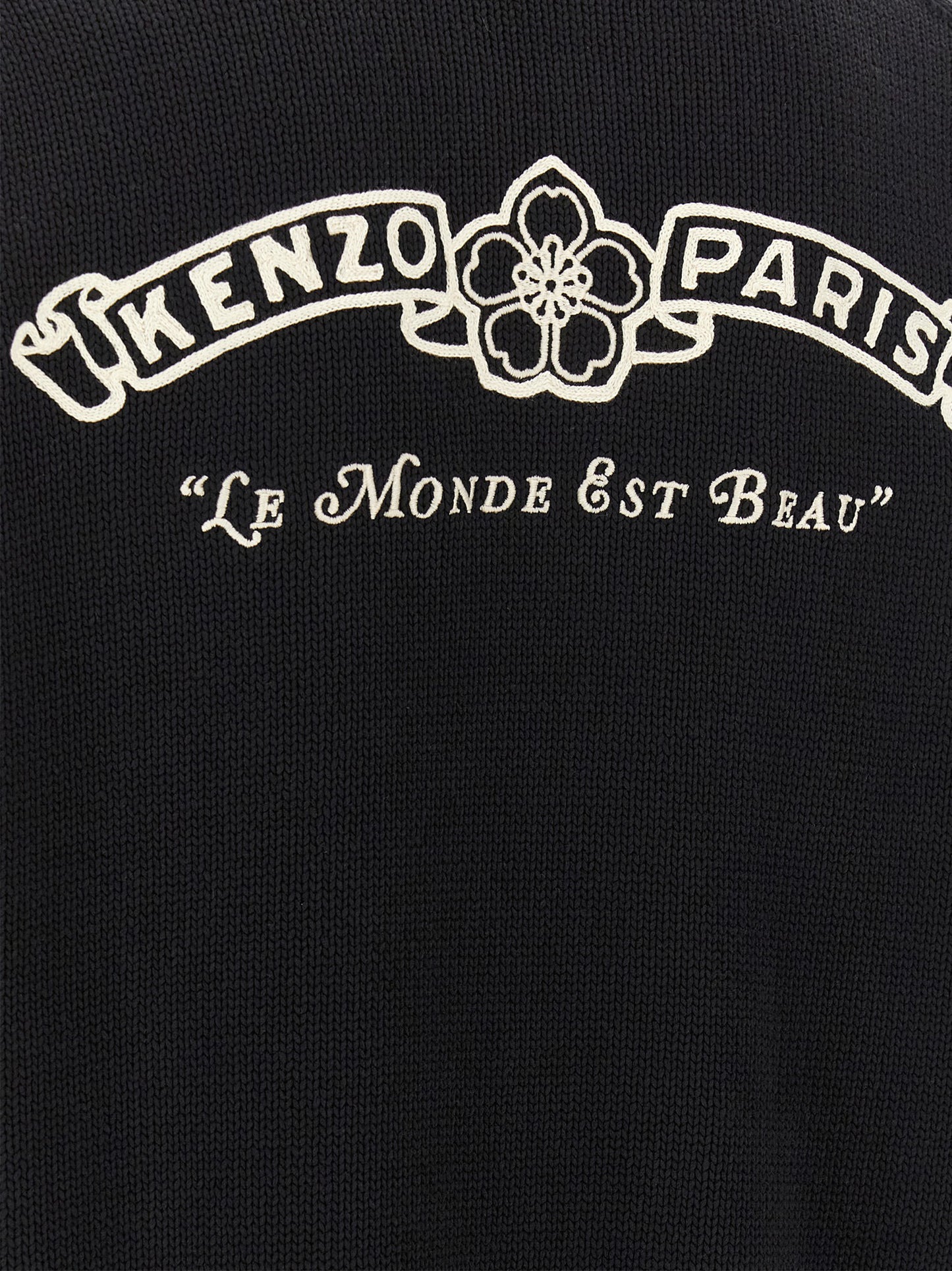 Cárdigan de algodón bicolor Kenzo
