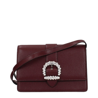 Bolso Cruzado de Piel Roja Jimmy Choo