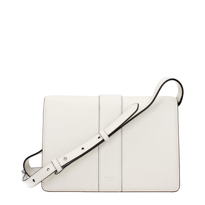 Sac bandoulière Jimmy Choo en cuir blanc