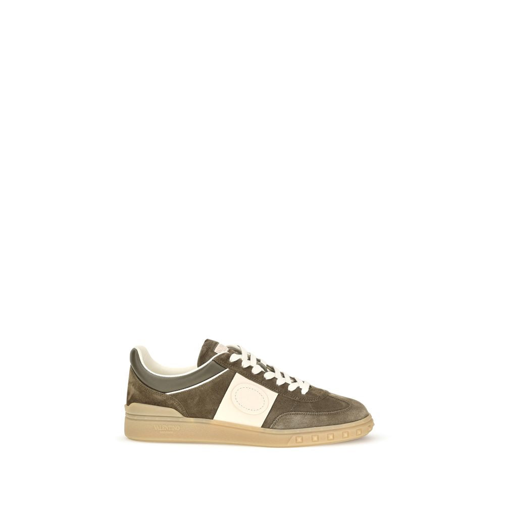 Valentino Garavani Zapatillas Bajas Bos Taurus De Piel De Ternero Bicolor