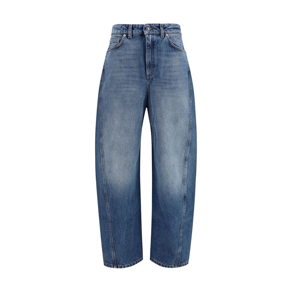 Jeans Givenchy azules de algodón de corte relajado