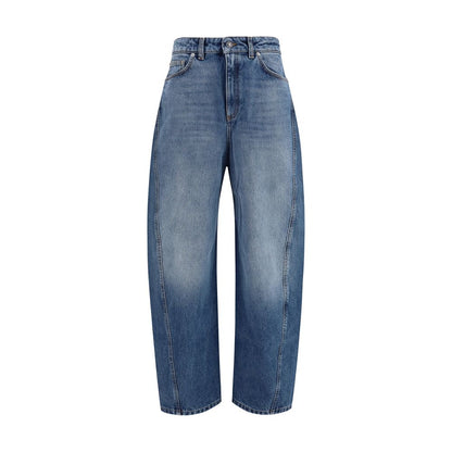 Jeans Givenchy azules de algodón de corte relajado