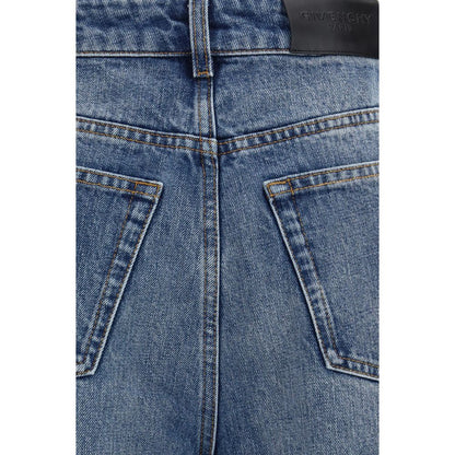Jeans Givenchy azules de algodón de corte relajado