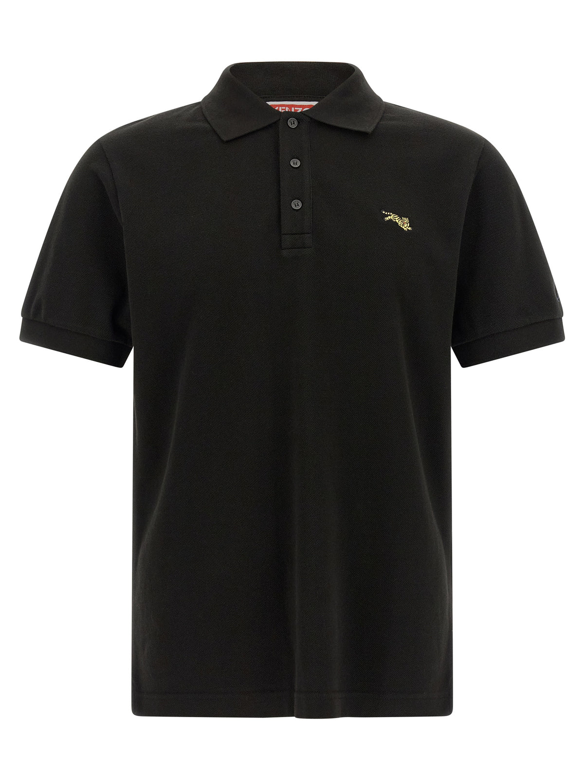 Polo Kenzo De Algodón Negro - Tejido Fresco Y Estructurado