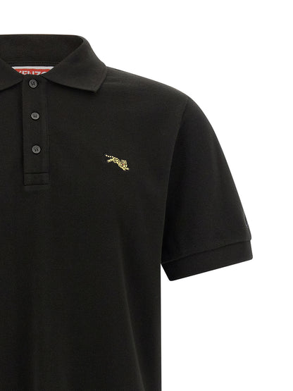 Polo Kenzo De Algodón Negro - Tejido Fresco Y Estructurado