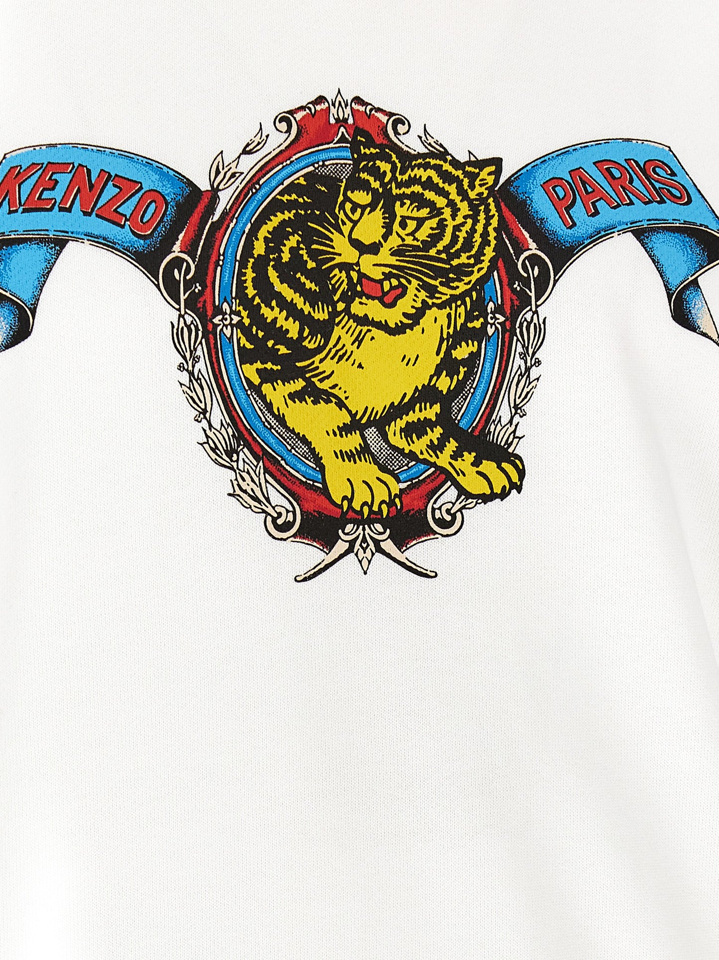 Sweat-shirt Kenzo en viscose blanche pour un confort optimal