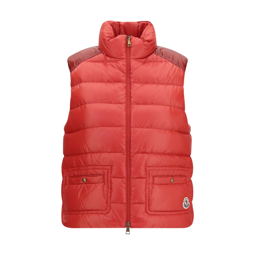 Moncler Chaleco sin mangas de poliamida multicolor