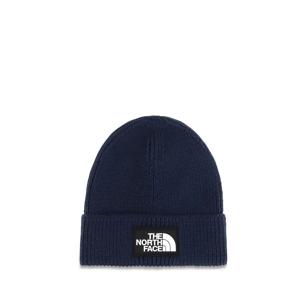 The North Face Blue Marabou Soft Ribbed Beanie