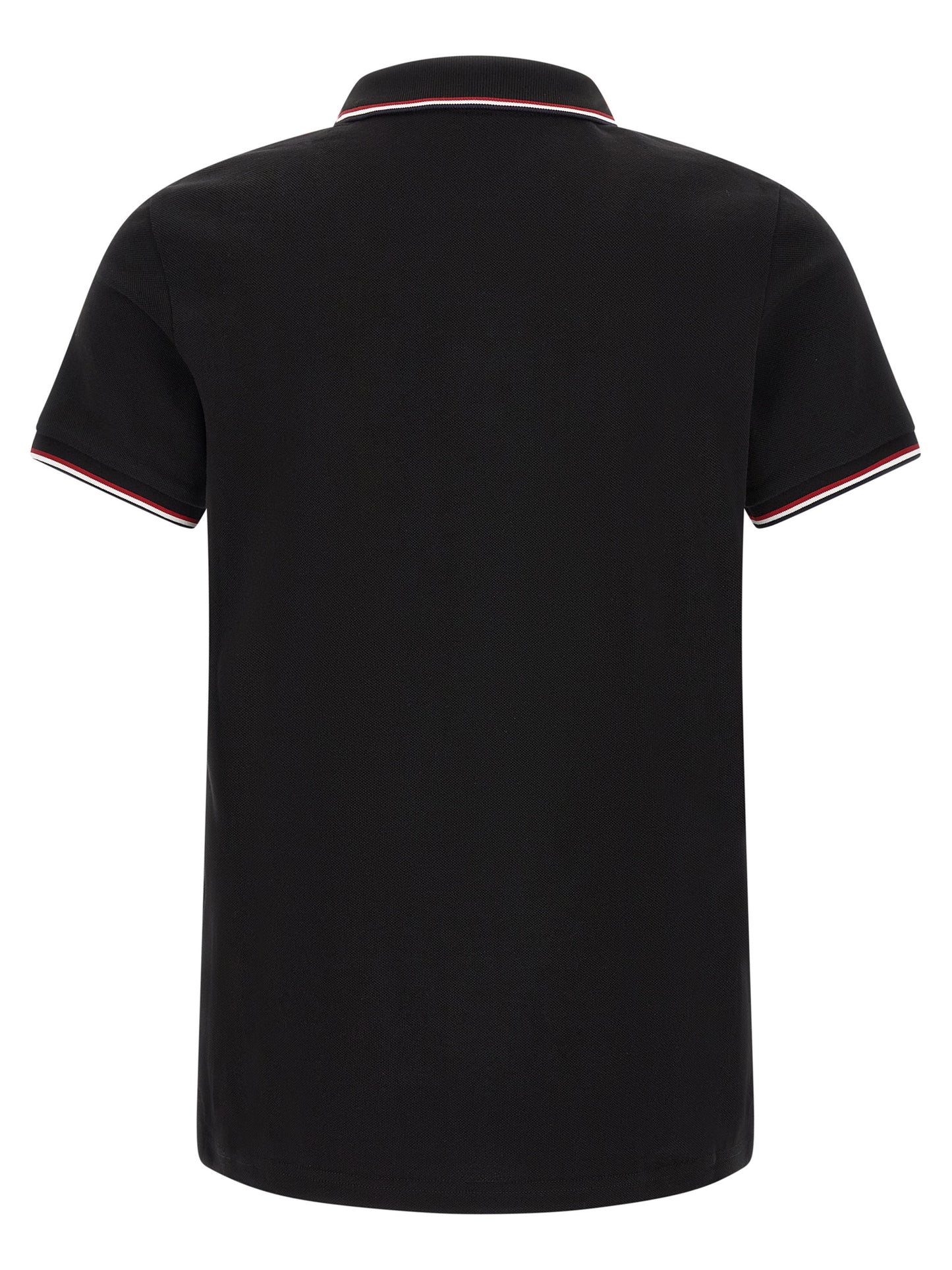 Camisa Polo Moncler De Algodón Negro Vestimenta Diaria