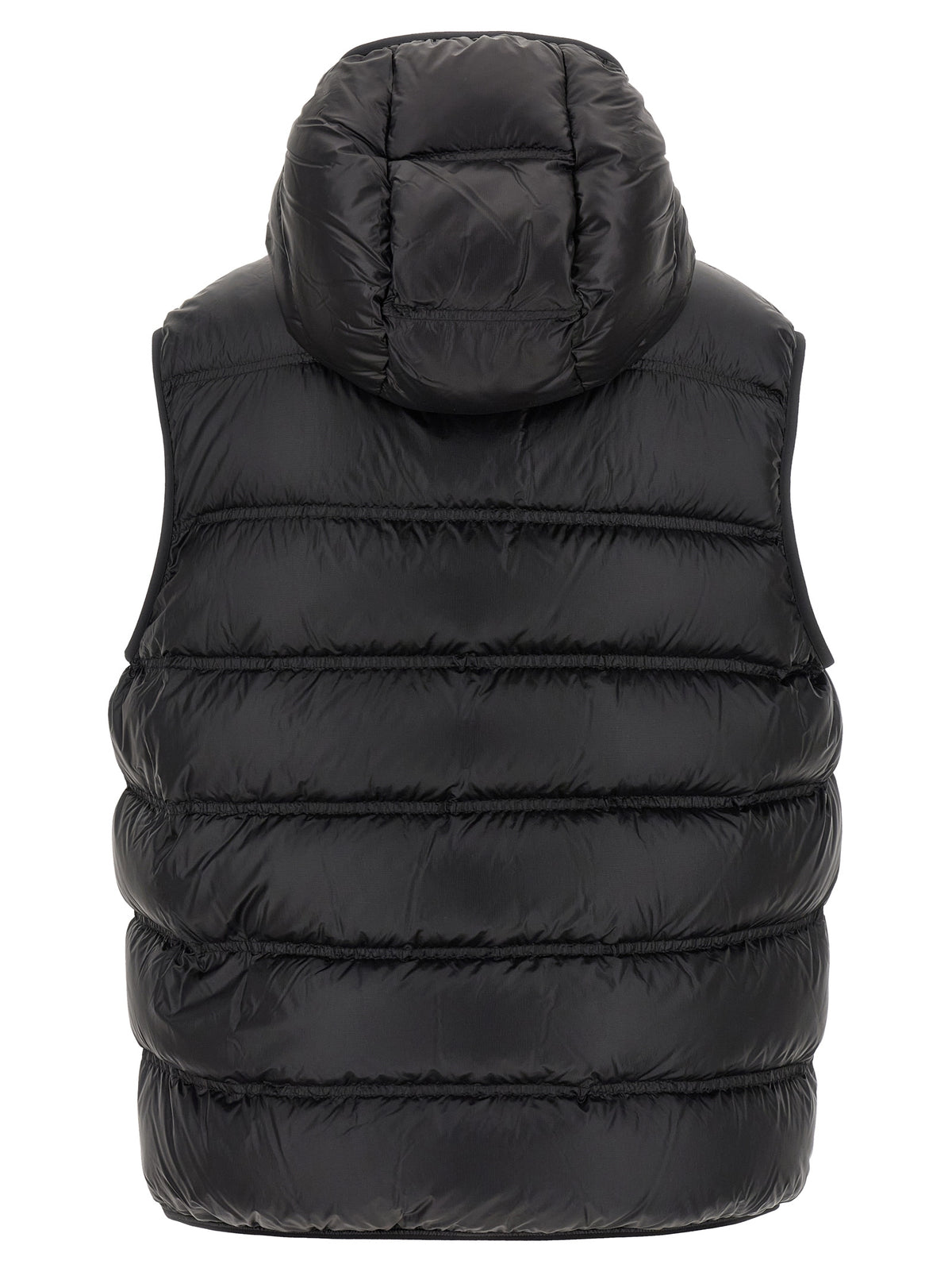 Chaleco Moncler de Poliamida Negro Silueta Contemporánea